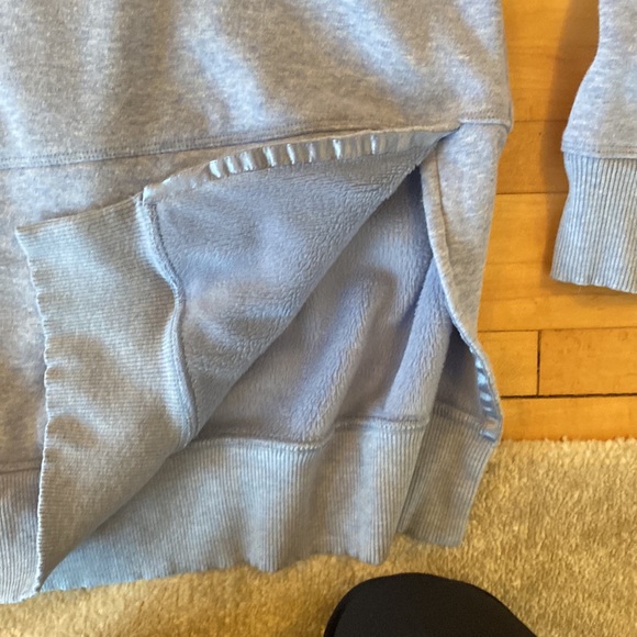 Athleta Girl light blue hoodies sweatshirt Large 12 - Picture 4 of 6